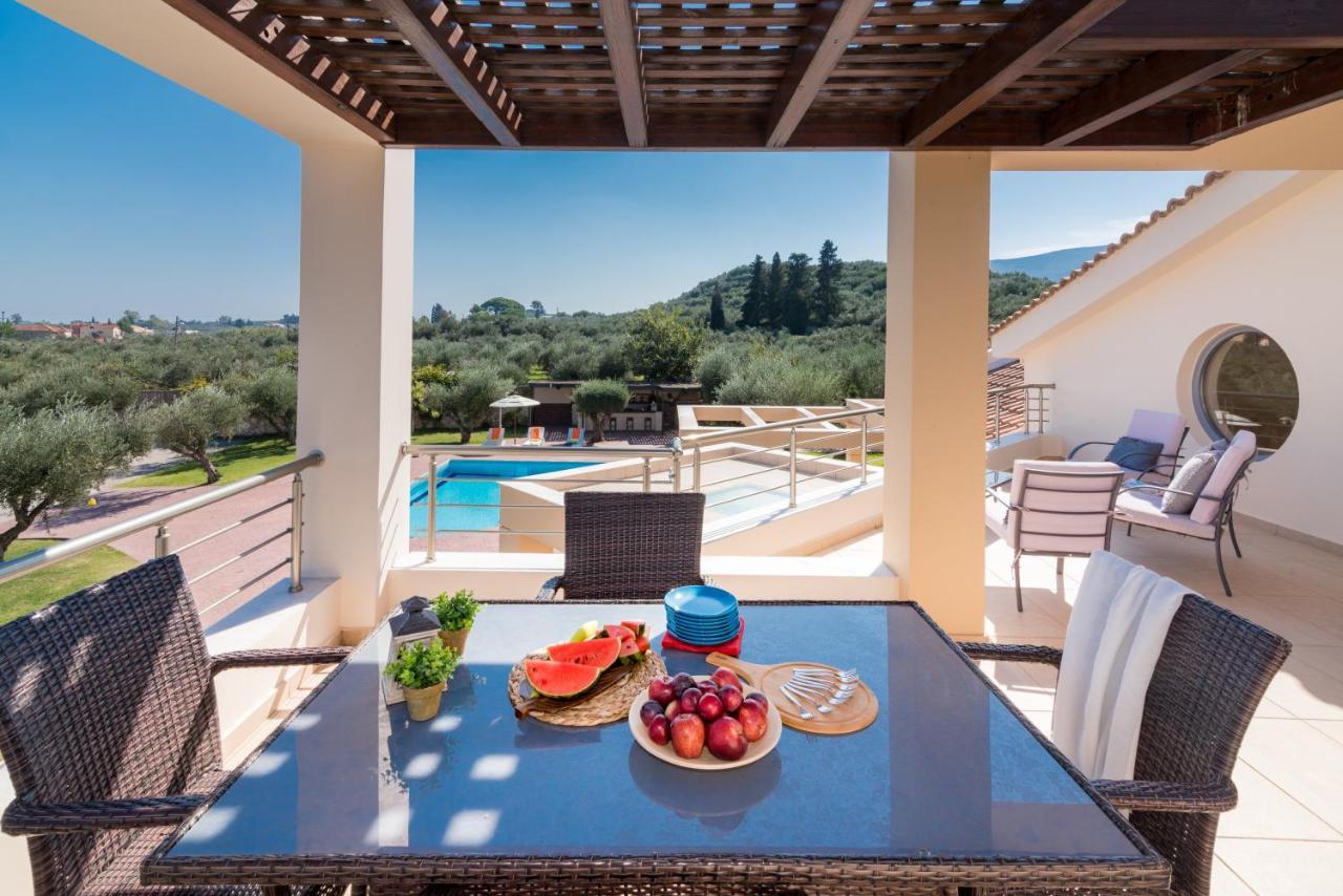 Astarte Villas - Istar Villa With Tennis Court Makhairádhon Exteriör bild