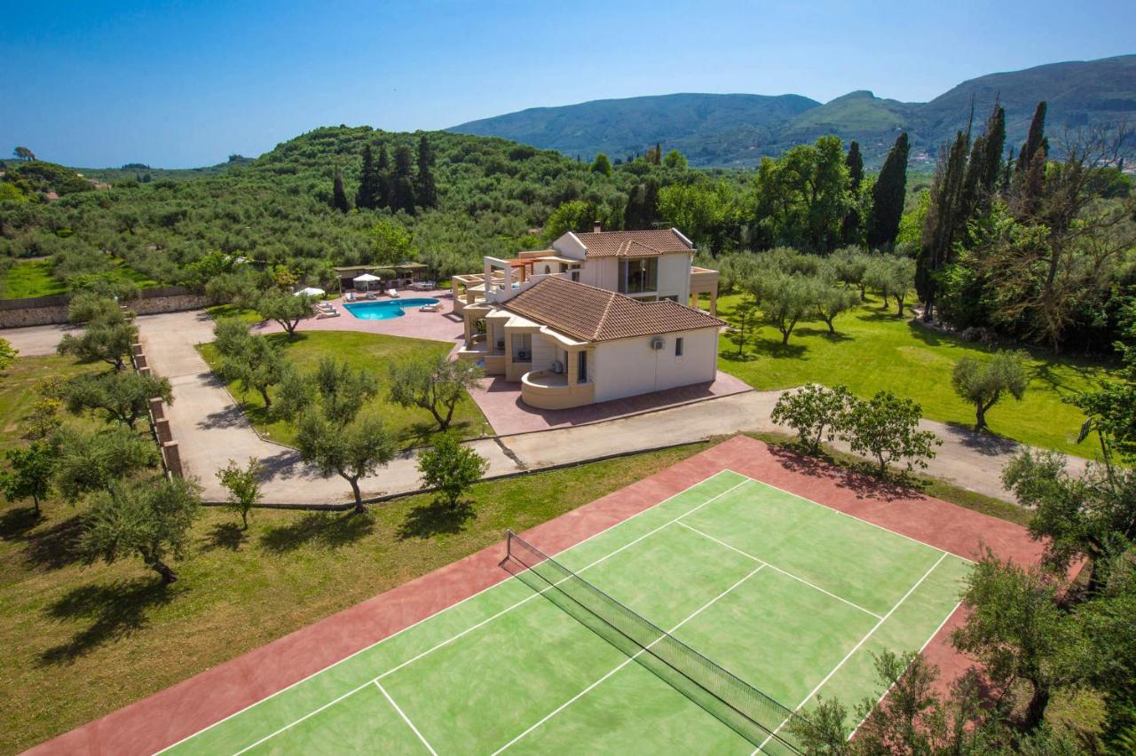 Astarte Villas - Istar Villa With Tennis Court Makhairádhon Exteriör bild